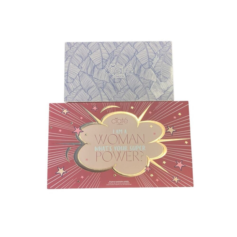 2 Ciate London eyeshadow palettes the editor I am woman shimmer colorful